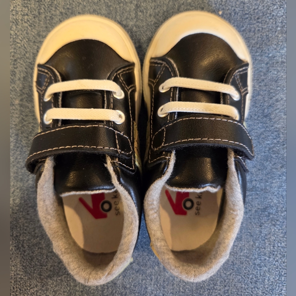 SEE KAI RUN Toddler Black Sneakers